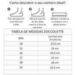 Tênis Sneaker Feminino Moderno Versátil Fechamento em Velcro Zoccolette