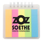 Bloco de Anotações com Autoadesivos Personalizados 