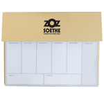 Mini Caderno com Planejamento Semanal Personalizado 