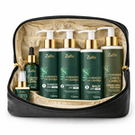 Kit Barba Completo Zullu – Shampoo + Condicionador + Nécessaire | Limpeza, Hidratação e Maciez Imediata