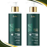 Kit Barba Completo Zullu – Shampoo + Condicionador + Nécessaire | Limpeza, Hidratação e Maciez Imediata