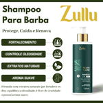 Shampoo Para Barba Zullu 120ml – Limpeza Avançada, Hidratação E Uso Diário