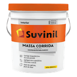 Suvinil Massa Corrida PVA 25kg Balde – Acabamento Liso e Perfeito para Paredes Internas