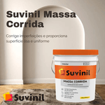 Suvinil Massa Corrida PVA 25kg Balde – Acabamento Liso e Perfeito para Paredes Internas