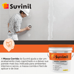 Suvinil Massa Corrida PVA 25kg Balde – Acabamento Liso e Perfeito para Paredes Internas