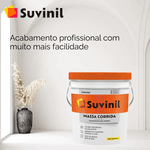 Suvinil Massa Corrida PVA 25kg Balde – Acabamento Liso e Perfeito para Paredes Internas