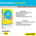 Argamassa Autonivelante 20kg Cinza Nivela Rápido Quartzolit