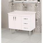 Gabinete de Cozinha A. J. Rorato Linha Tóquio Branco