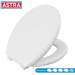 Assento Sanitário Oval Almofadado Astra Branco TPK/AS*BR1 – Conforto Almofadado