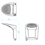 Chuveiro Lorenzetti Acqua Jet Ultra 7800W Preto/Cromado