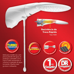 Chuveiro Advanced Turbo Lorenzetti 7500W Multi Temperaturas.
