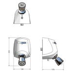 Chuveiro Lorenzetti Relax 3 Temperaturas 5500W 220V Branco e Cromado