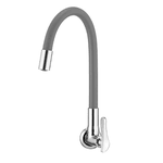 Torneira Lorenzetti Parede Bica Flexível Cinza (Gray)
