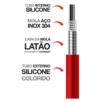 Torneira Lorenzetti Parede Bica Flexível Cinza (Gray)