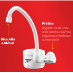 Torneira Elétrica Loren Easy Lorenzetti 127V 4800W Branca