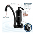 Purificador de Água com Torneira Lorenzetti Acquabella Preto de Parede