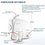 Purificador de Água Natural Lorenzetti Naturalis de Parede Não Elétrico