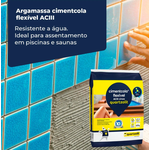 Argamassa Cimentcola Flexível AC3 Cinza Externo 20kg Quartzolit