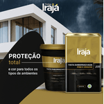 Tinta Emborrachada Irajá 16L Branco Neve – Impermeabilizante para Paredes e Fachadas Interior e Exterior