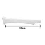 Braço Cano Chuveiro 30cm 1/2 Lorenzetti Esconde fios Branco