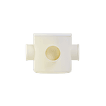 Caixa Sifonada Redonda Branca Krona N°7 100x100x50mm