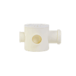Caixa Sifonada Redonda Branca Krona N°7 100x100x50mm