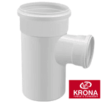 Tê Redução Esgoto Krona Dn 100x50mm (4x2)