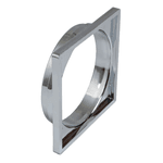 Porta Grelha Quadrado Cromado N° 63 Caixa Sifonada Krona Dn 150mm