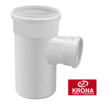 Tê Redução Esgoto Krona Dn 150mm x 150mm (6/4)