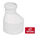 Redução Excêntrica Esgoto Krona 75mm x 50mm (3/2)