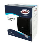 Porta Papel Toalha Interfolha Japi Mod.1 Preto – Dispenser Compacto e Resistente