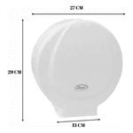 Suporte para Papel Higiênico Japi Brilhante - alta Resistência