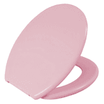 Assento Sanitário Oval Plástico Rosa 1 Astra Modelo TPJ/AS*RS1