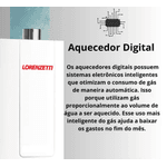 Aquecedor De Água Lz 2500de Gn Branco Lorenzetti