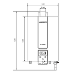 Aquecedor De Água Lz 2500de Gn Branco Lorenzetti