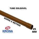 Tubo PVC Soldável Krona 25mm x 6m