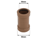 Luva de Correr para Tubo PVC Soldável Krona 50mm