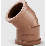 Kit com 50 Joelhos 45° Soldáveis Krona 25mm (3/4)