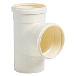 Tê Esgoto Pvc Dn 40x40mm 1 1/2 Branco Krona