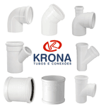 Junção de Redução 45º Esgoto Krona Dn 150mm x 100mm (6/4)