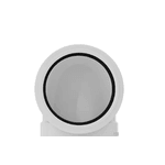 Joelho 90° Branco com Anel Krona DN 40 (1 1/2)