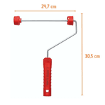 Suporte/Garfo para Rolo de Pintura Atlas 330/23SR 23 cm