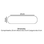 Rolo de Lã Pele Natural de Carneiro Atlas 15 cm 306/15