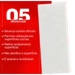 Lixa de Fibra Atlas para Acabamentos 115 x 290 mm