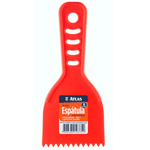 Espátula Plástica Dentada Atlas 8 cm