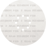  Kit com 5 Peças de Disco Abrasivo de Papel Atlas 225mm Grão 80