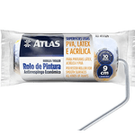 Rolo de Pintura Antirrespingo Lã Sintética 9cm Atlas