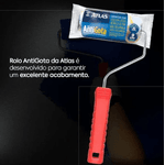 Rolo de Pintura Antirrespingo Lã Sintética 9cm Atlas
