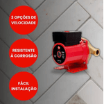 Pressurizador para Aquecedor de Água a Gás 220V 350W Rheem