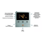 Aquecedor De Água A Gás Lorenzetti Lz 1600 De INOX 25Litros Digital Gás Gn